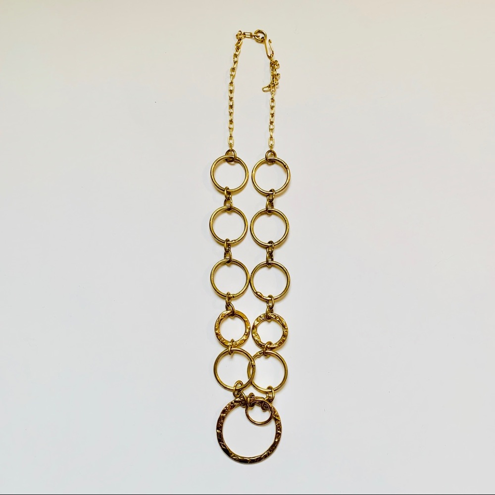 Gold Hoop Necklace